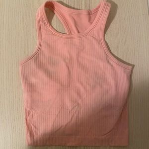 Lululemon pink tank top
